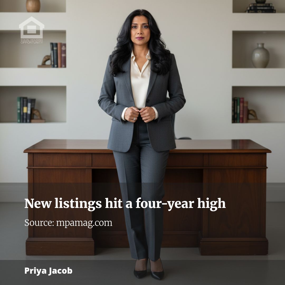 New listings hit a four-year high